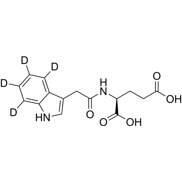 Indole-3-acetyl glutamate-d4